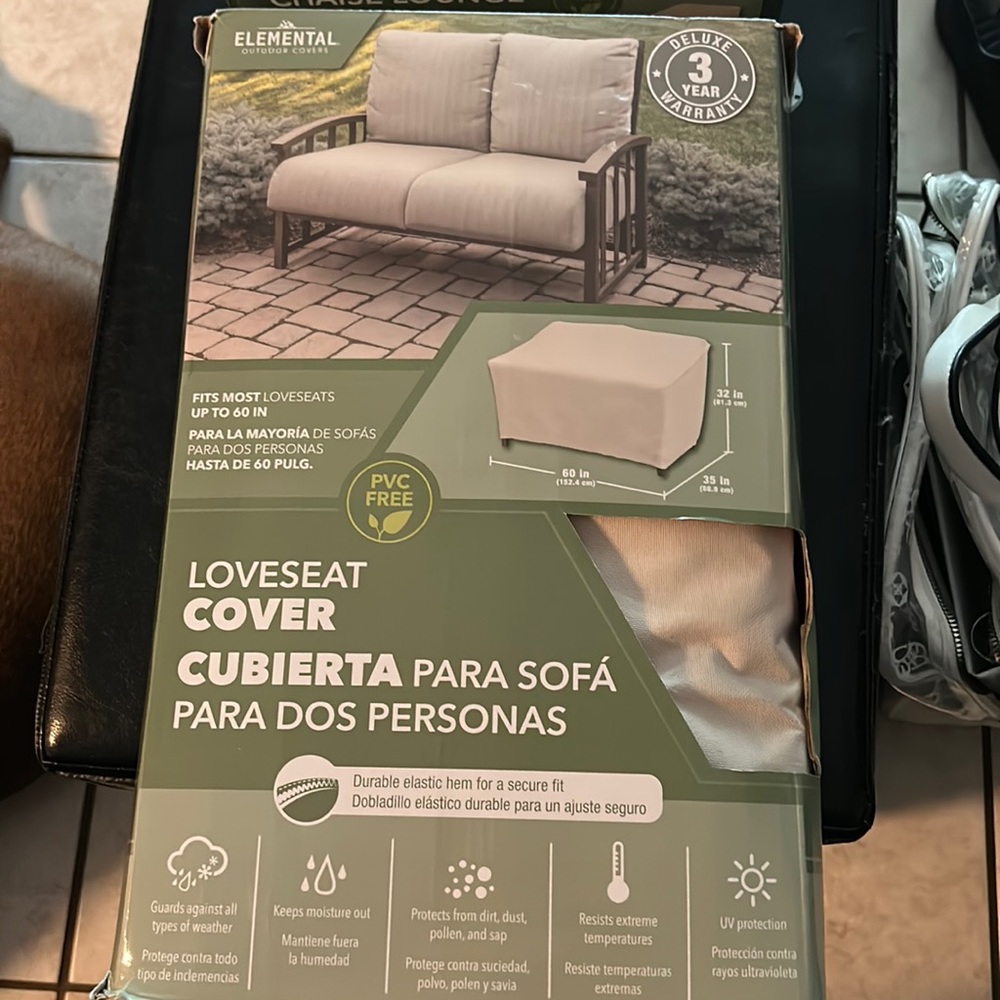 Loveseat cover